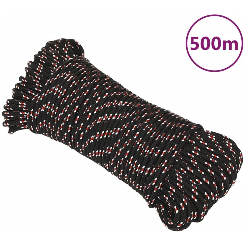 Corda Da Lavoro Nera 3 Mm 500 M In Polipropilene - Foto 1