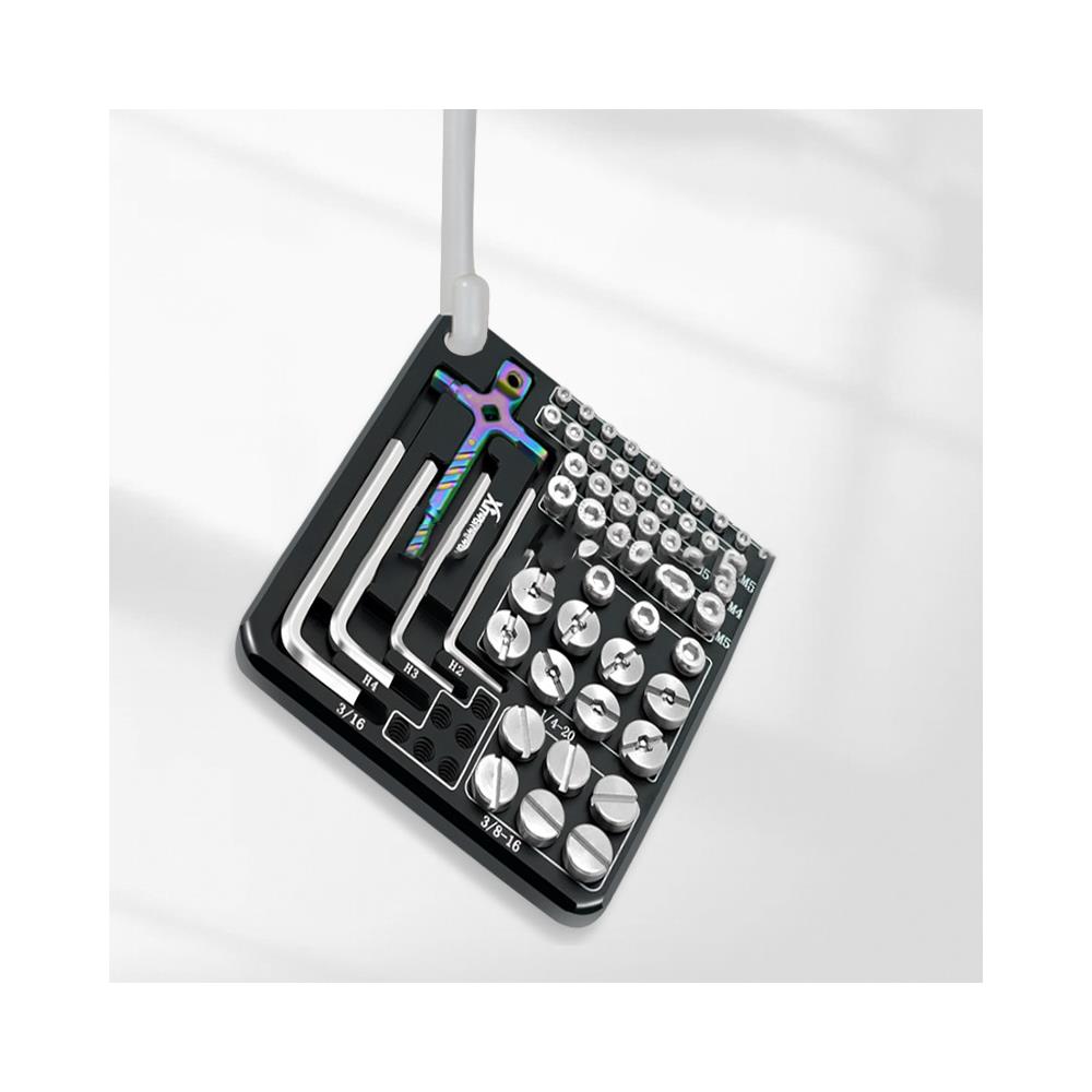 Kit Piastra Di Conservazione Con Viti E Chiave Per Fotocamera Dslr Black - Foto 2