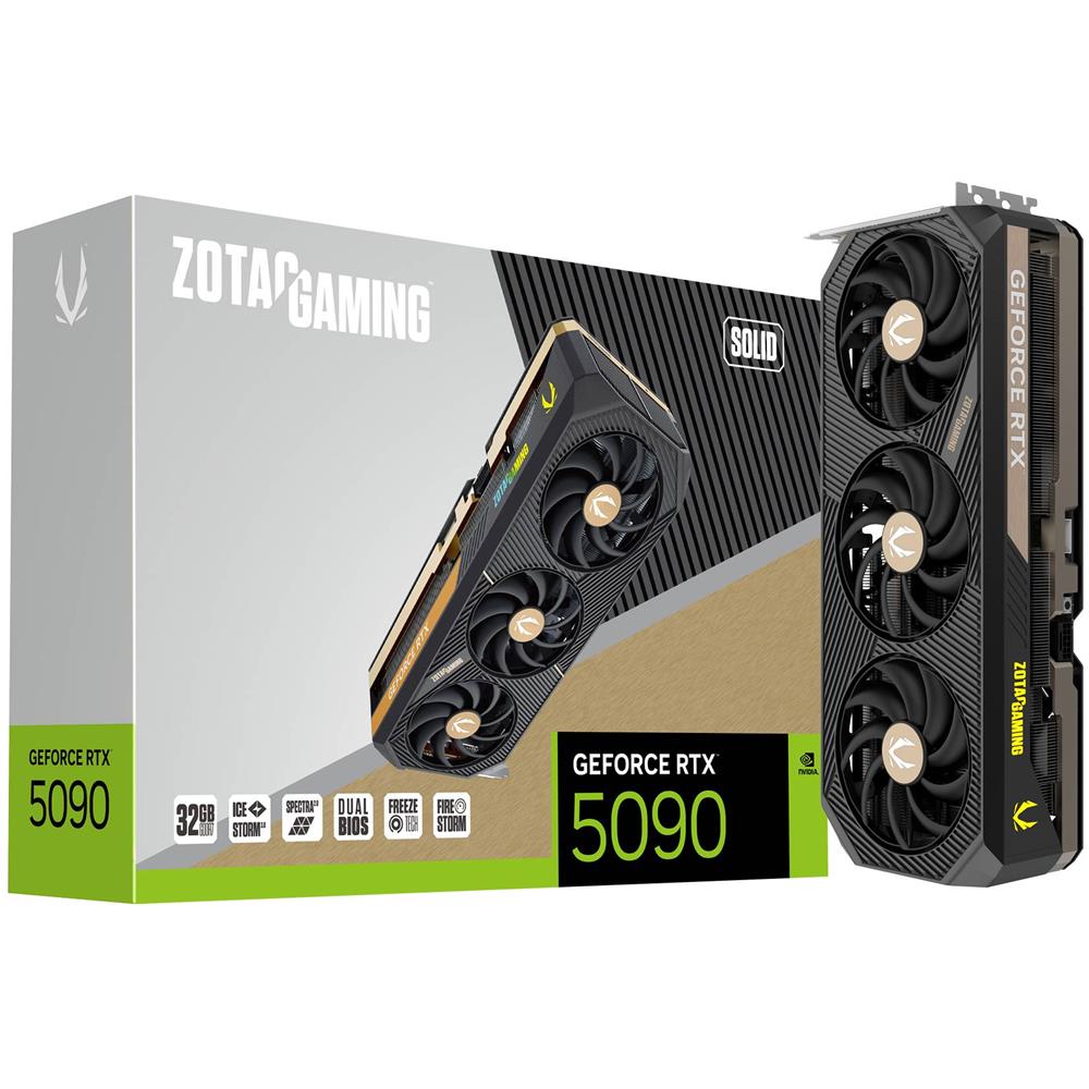 GeForce RTX 5090 Solid 32GB GDDR7 DLSS4 HDMI / 3*DisplayPort PCi Ex 5.0 16x - Foto 8