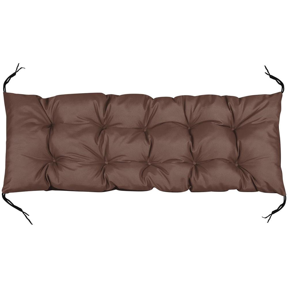 Cuscino da giardino impermeabile marrone 120x40 cm per panca in pallet - Foto 2