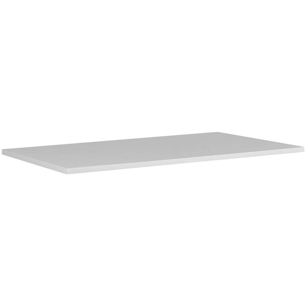 Piano di lavoro per lavabo - 80,6x46x1,6 cm - Bianco - Piano di lavoro in laminato di alta qualità - Impermeabile - Per lavabi - Foto 1