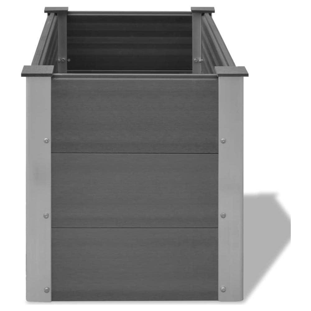 Fioriera Da Giardino In Wpc 100x50x54 Cm Grigia - Foto 8