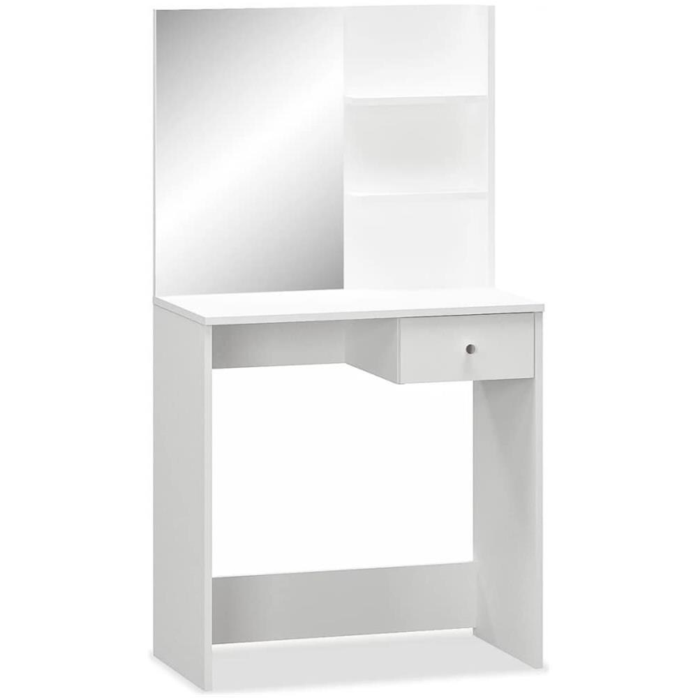 Toeletta in Legno Multistrato 75x40x141 cm Bianco - Foto 2