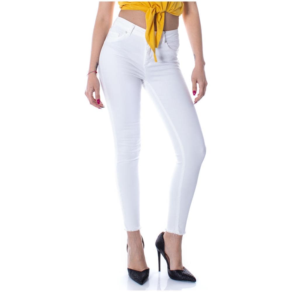 Marchio: - Genere: Donna - Tipologia: Pantaloni - Scolore: Bianco, Taglia: S 32 - Foto 1