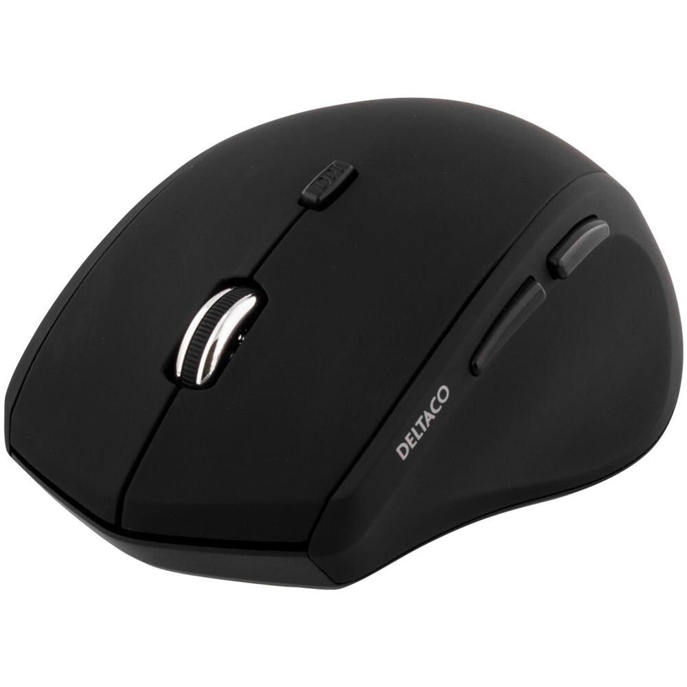 Mouse Ottico Wireless, 6 Pulsanti Con Scroll, 1600 Dpi, Nero - Foto 1