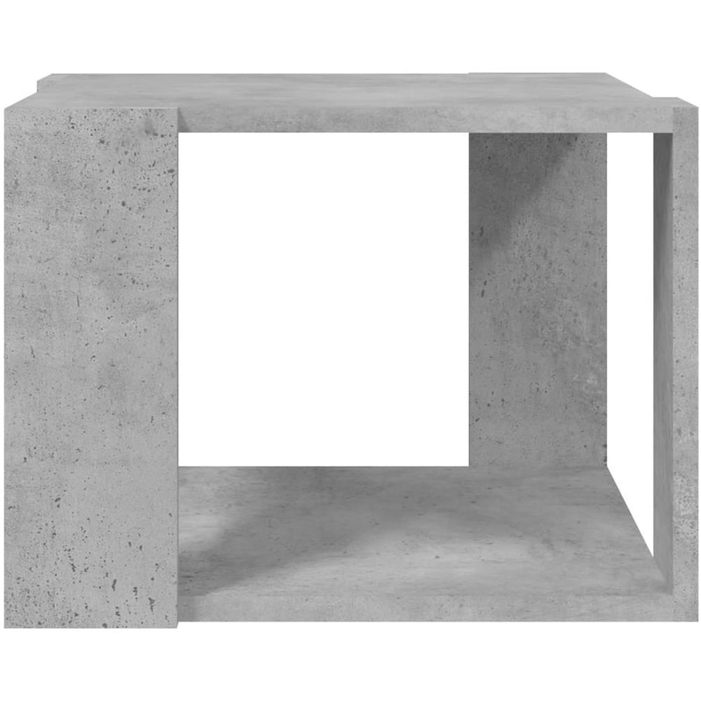 Tavolino da Salotto Grigio Cemento 40x40x30cm Legno Multistrato - Foto 2