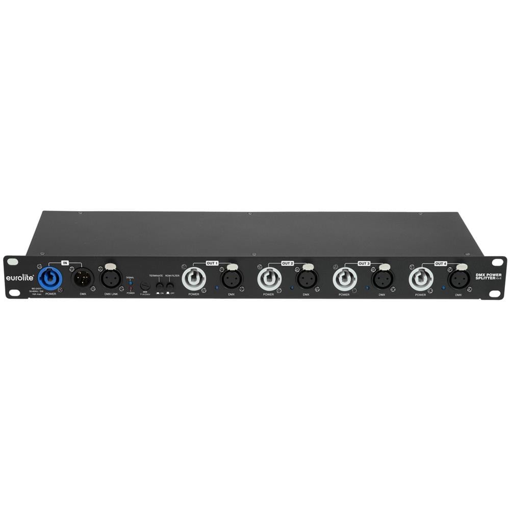 Dmx Power Splitter 4x4 3-pin Xlr - Foto 2