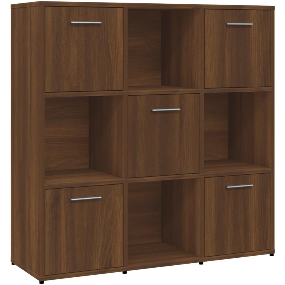 Libreria Rovere Marrone 90x30x90 Cm In Legno Multistrato - Foto 2