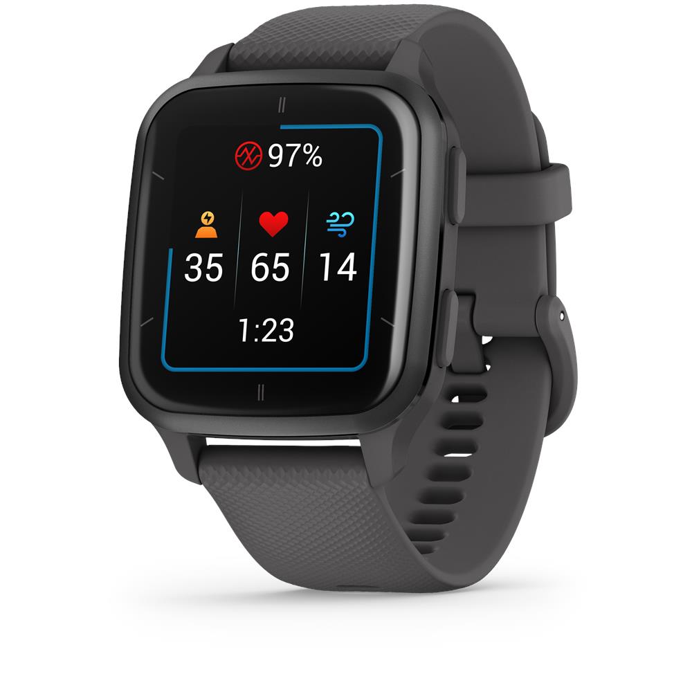 Smartwatch Venu® Sq 2 Display 1.4" Amoled Bluetooth Cardiofrequenzimetro Grigio - Foto 2