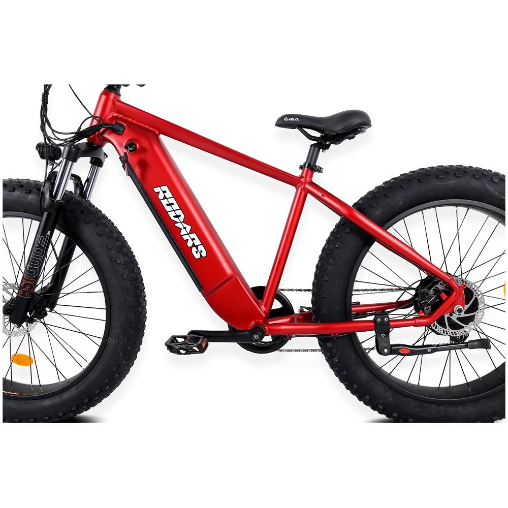 Kraken - Rosso Metallico - 250w / 10ah - Bicicletta Elettrica Fat Bike - Fat Tire E-bike - Foto 6