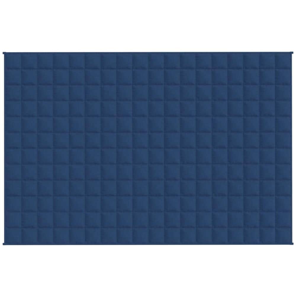 Coperta Ponderata Blu 135x200 Cm 10 Kg Tessuto - Foto 2