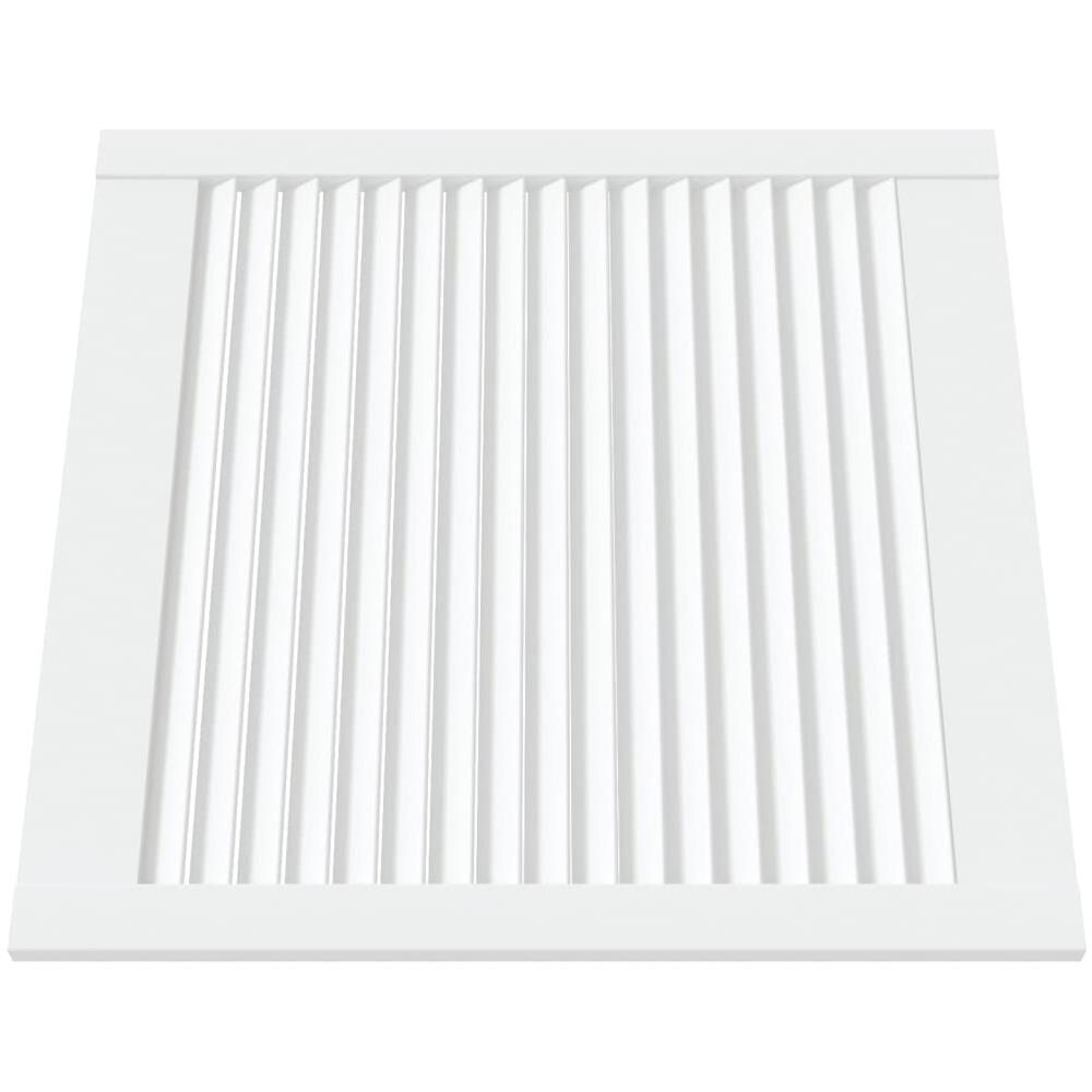 Ante a Lamelle 4 pz Bianche 61,5x59,4 cm in Legno di Pino - Foto 2