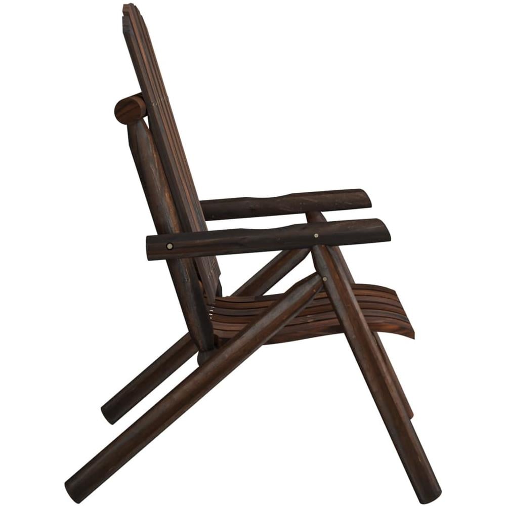 Sedia da Giardino 68x86x103 cm in Legno Massello di Abete Rosso - Foto 5