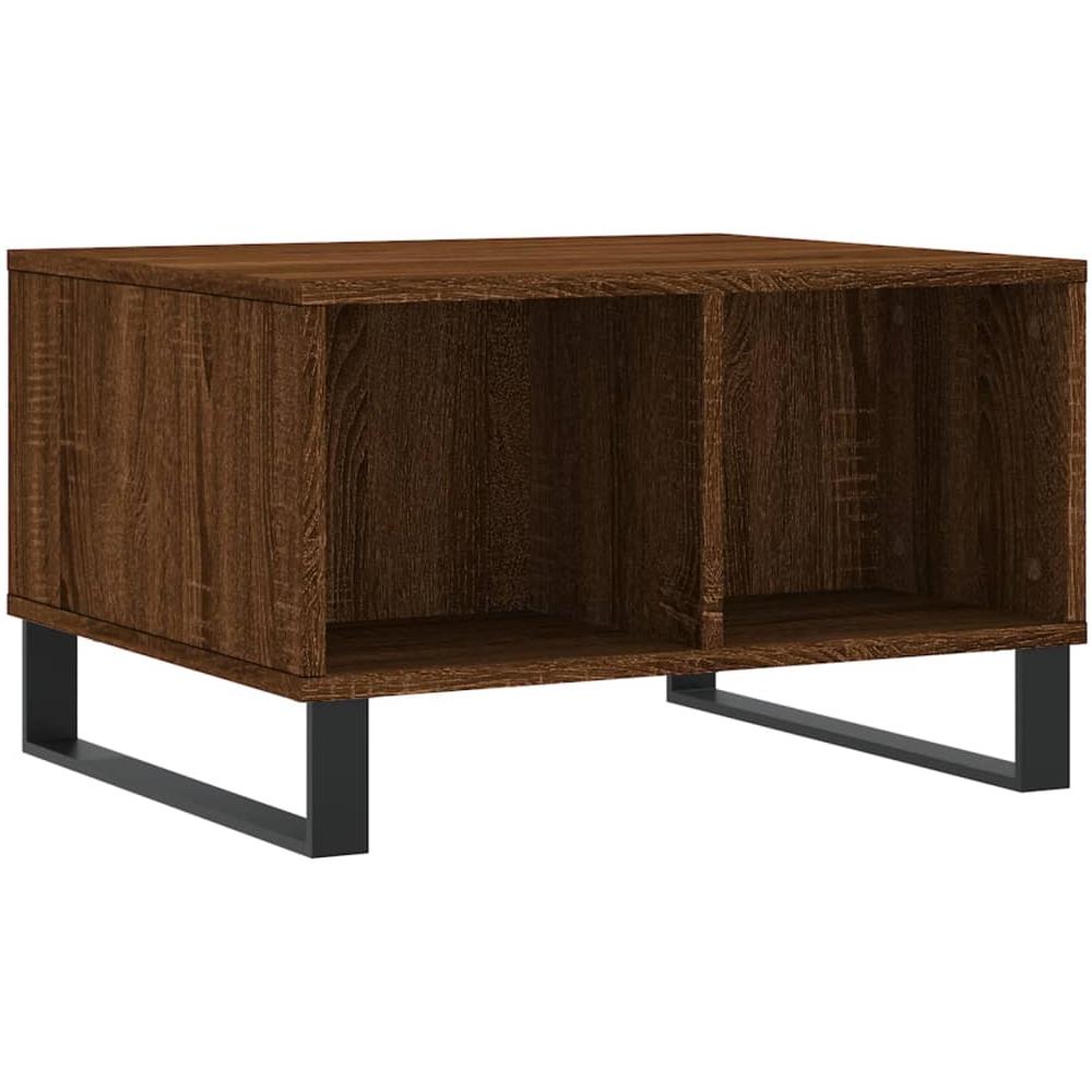 Tavolino Da Salotto Rovere Marrone 60x50x36,5 Cm In Multistrato - Foto 2