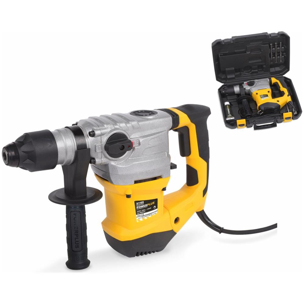 Power Plus Hammers 1500 w Abruchhammer Martelli Pneumatici - punta Per Trapano Sds + Valigetta - Foto 5