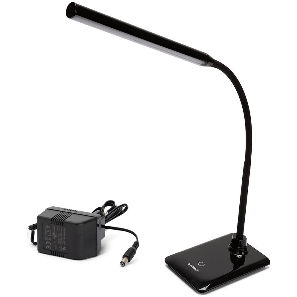 Lampada Da Scrivania Led 6w Interruttore Touch Slim Nero - Foto 6