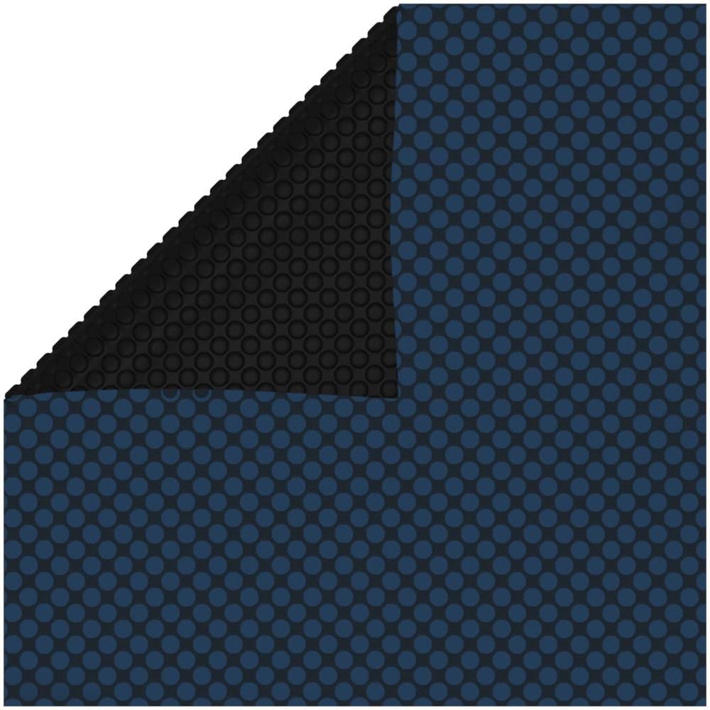 Pellicola Galleggiante Solare PE Piscina 800x500 cm Nero e Blu - Foto 6