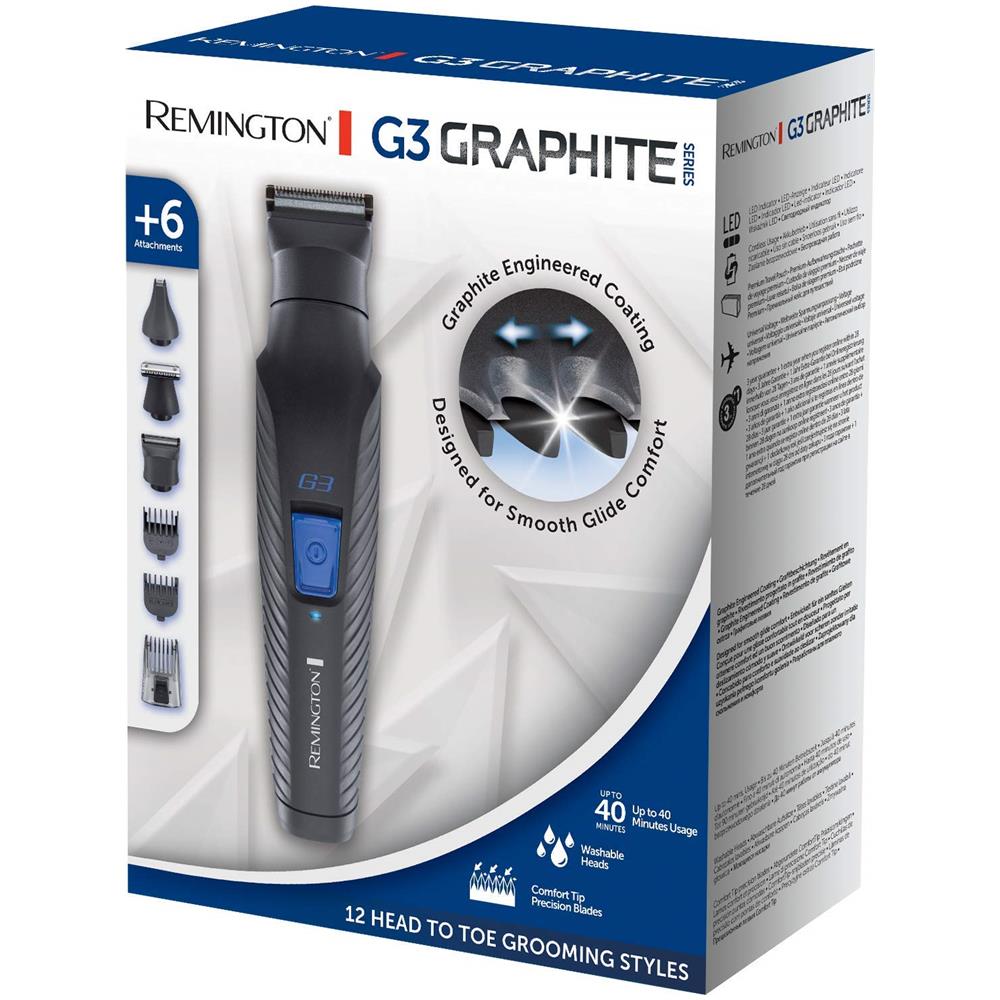 G3 Graphite Series Rasoio Elettrico Ricaricabile Colore Nero - Foto 4