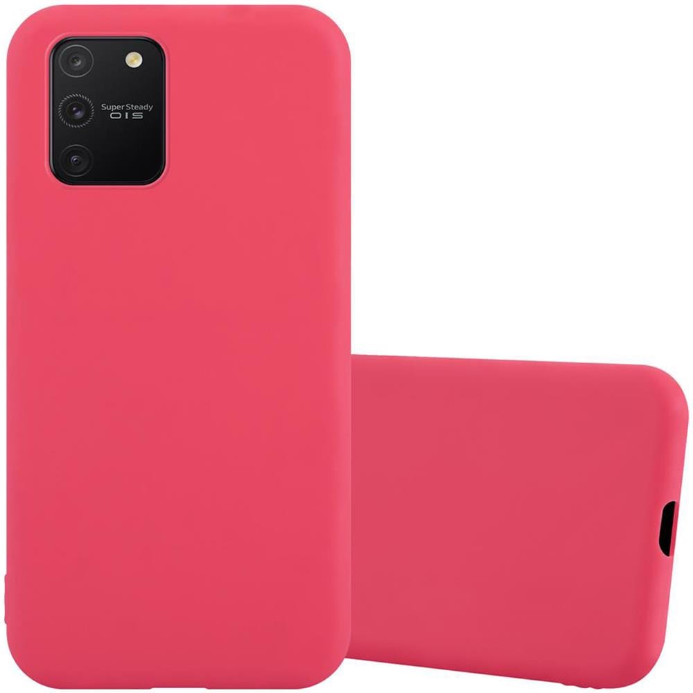 Custodia Compatibile Con Samsung Galaxy A91 In Candy Rosso - Coperchio Protettivo In Silicone Tpu Flessibile - Foto 1