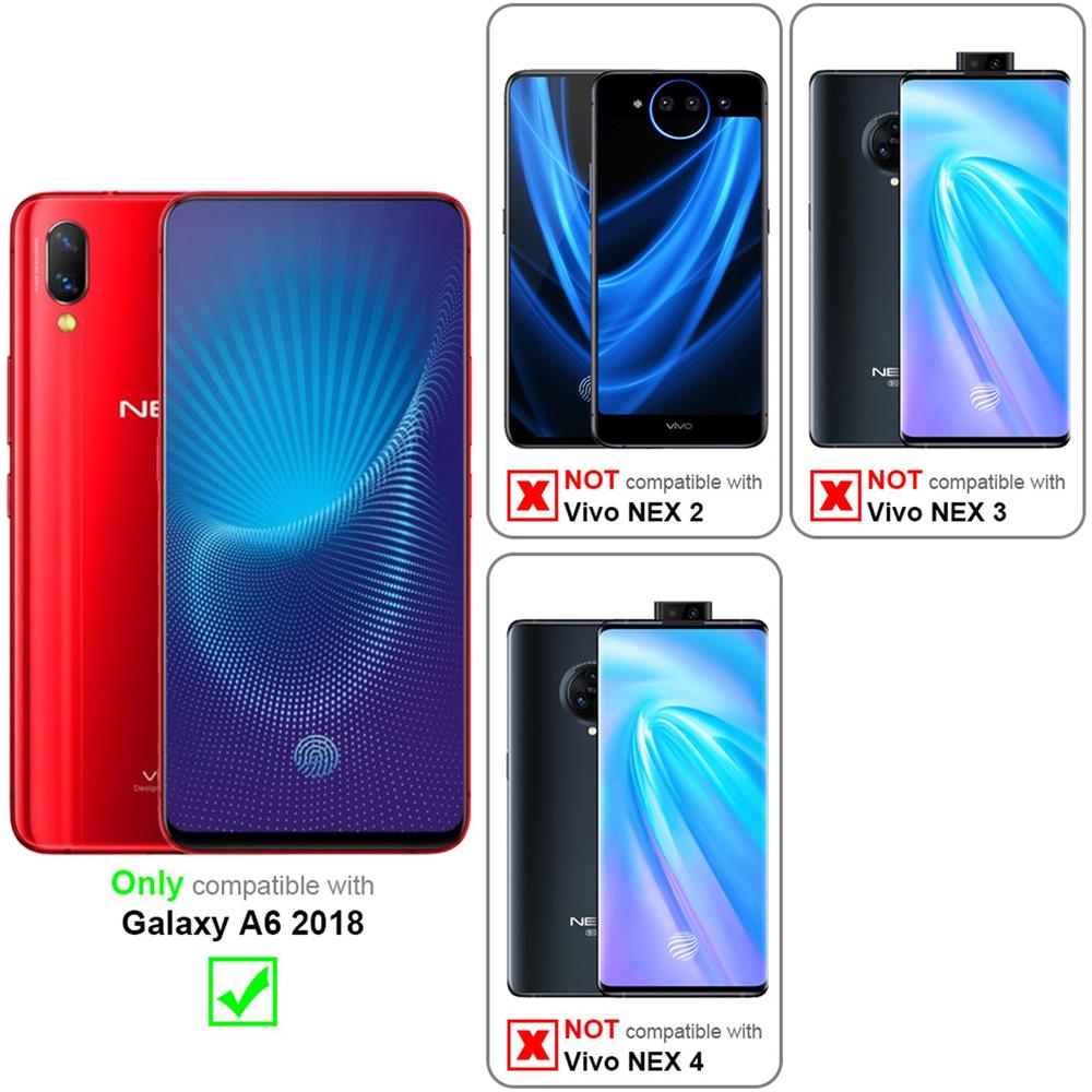 3x Pellicola Armatura A Schermo Intero Compatibile Con Vivo Nex In Trasparente Con Nero - 3x Vetro Temperato (tempered) Di Protezione Del Display In Durezza 9h Con 3d Touch - Foto 2