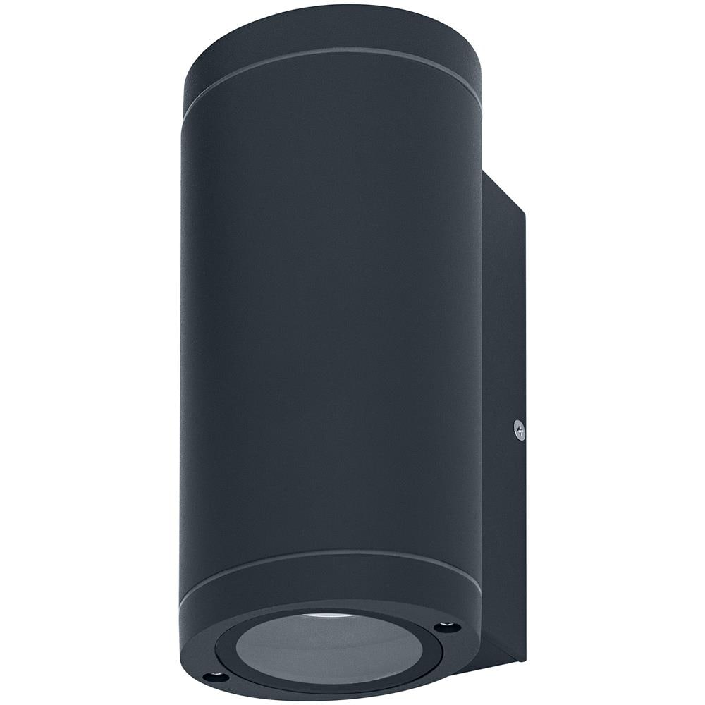 Lampada Da Parete A Led Di Ledvance Per 2x Lampadine Gu10, Luce Di Design Per Esterni, Per Illuminazione Indiretta A 2 Lati, Realizzata In Alluminio Di Alta Qualità In Grigio Scuro, Aggiornamento Della Parete Del Fascio Di Endura Gu10 - Foto 1