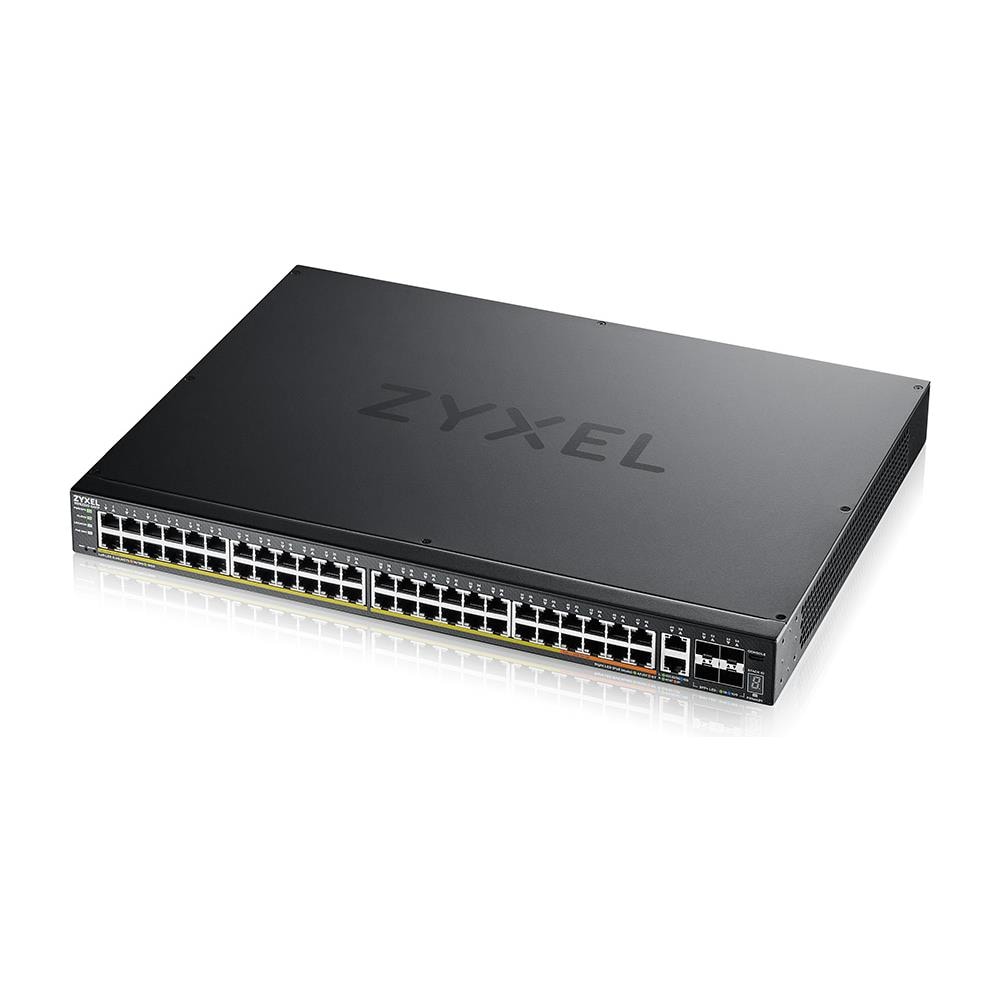 Switch XGS2220-54FP 48 Porte Ethernet PoE 10 / 100 / 100 Mbps RJ45 con 2 Porte 10G Ethernet e 4 Porte SFP+ Managed  - Foto 2
