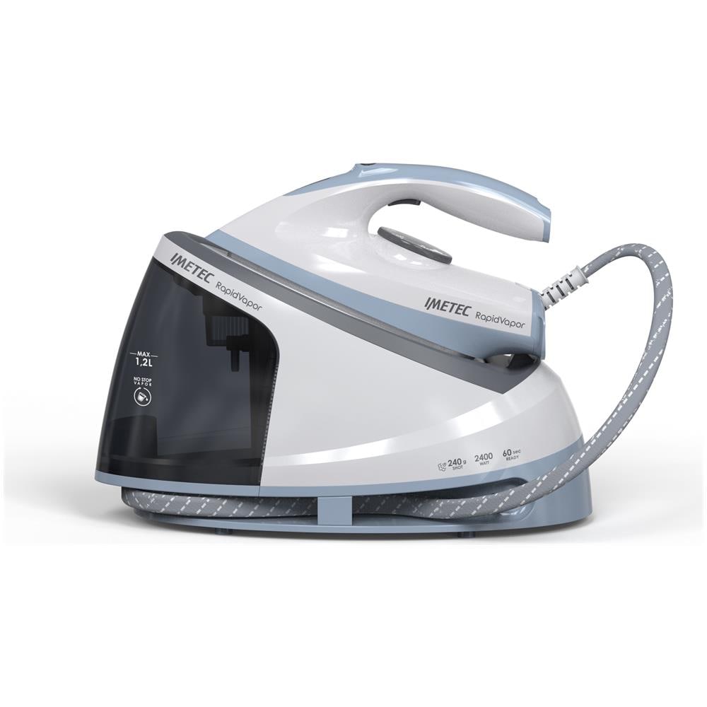 Ferro da Stiro a Secco e a Vapore Rapidvapor Capacità 1.2 Litri Potenza 2400 Watt Colore Blu/ Grigio - Foto 1