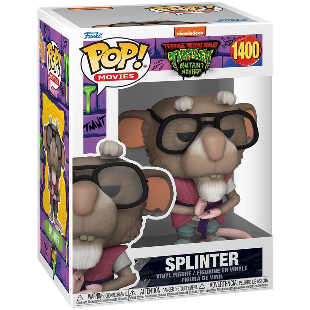 Movies Pop! Teenage Mutant Ninja Turtles: Mutant Mayhem Vinyl Figure Splinter 9 Cm - Foto 4
