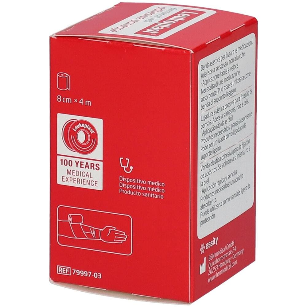 Benda Elastica Autoadesiva Elastomull Haft Compressione Forte 8X400 cm - Foto 2