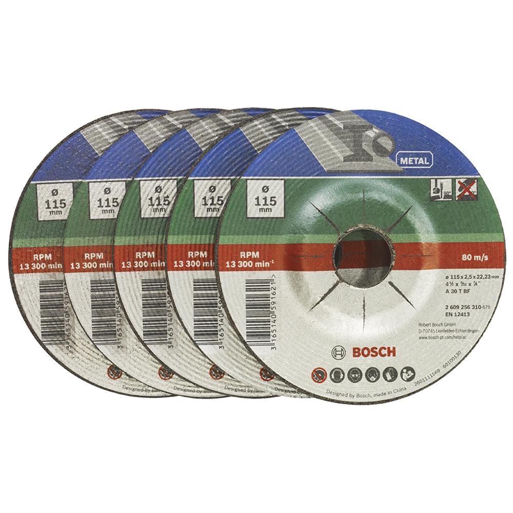 Mola Taglio Set 125 X 22,23 X 2,5 Mm, Centro Depresso Metallo - Foto 1