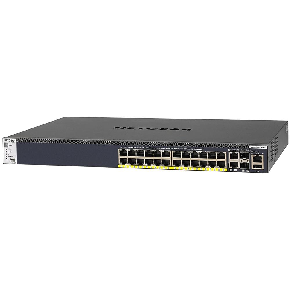 Switch ProSafe M4300 2 Porte x 10/100/1000/10000 2 Porte x 10 Gigabit SFP+ 24 Porte x 10/100/1000 PoE+ Gestito L3  - Foto 4