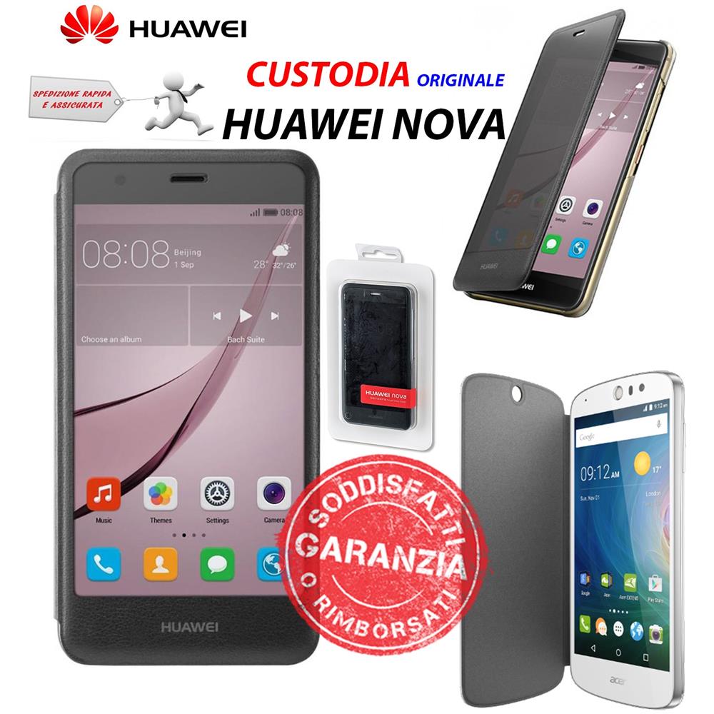Flip Cover Custodia per Nova colore Grigio - Foto 2