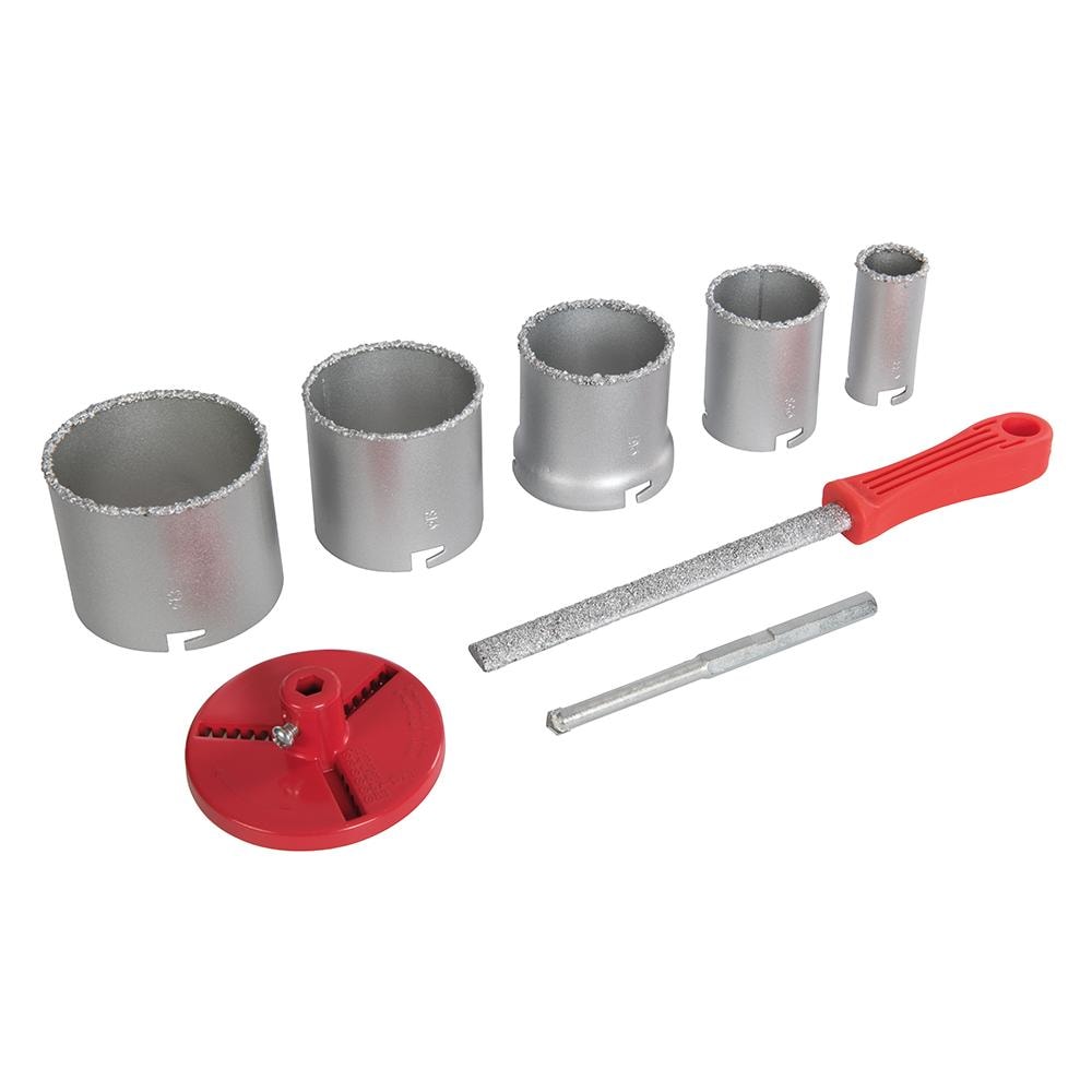 633621 Kit Di Seghe A Tazza A Grana Di Tungsteno 8 P. zi Ø 33 - 83 Mm - Foto 2