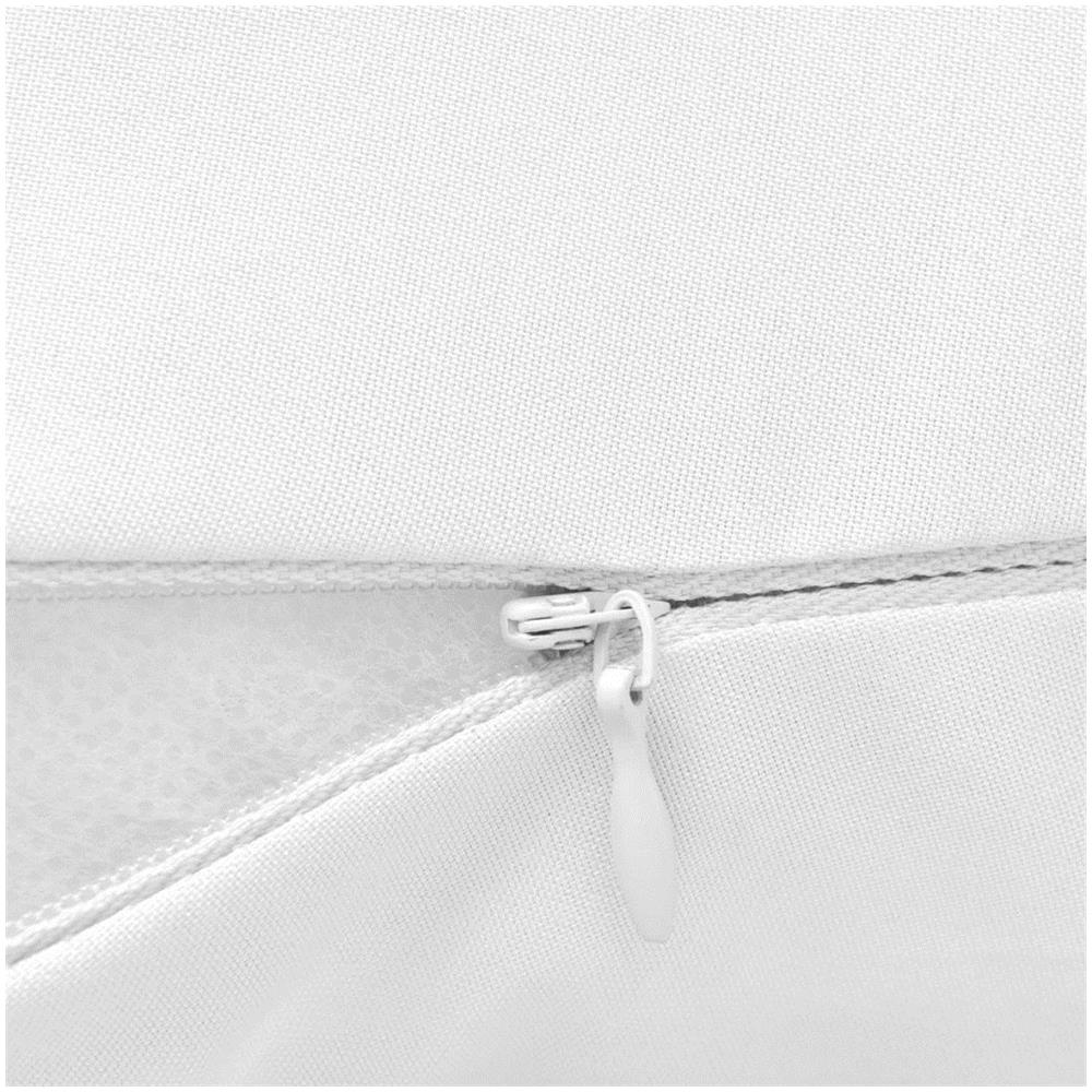 Cuscino Lungo Con Traversina Laterale 40x145 Cm Bianco - Foto 2