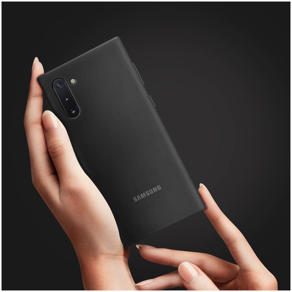 Cover in Silicone per Galaxy Note 10 Colore Nero - Foto 9