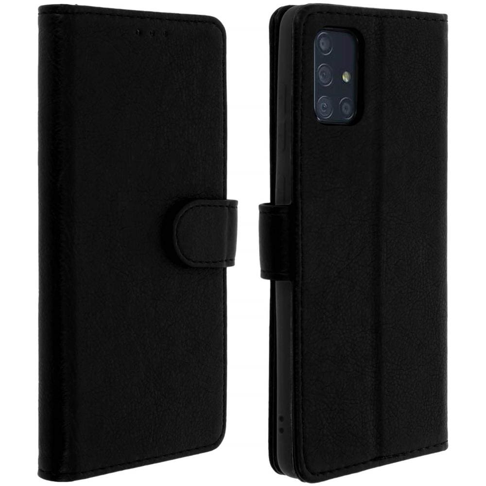 Custodia Samsung Galaxy A71 Portadocumenti Funzione Supporto Nero - Foto 1
