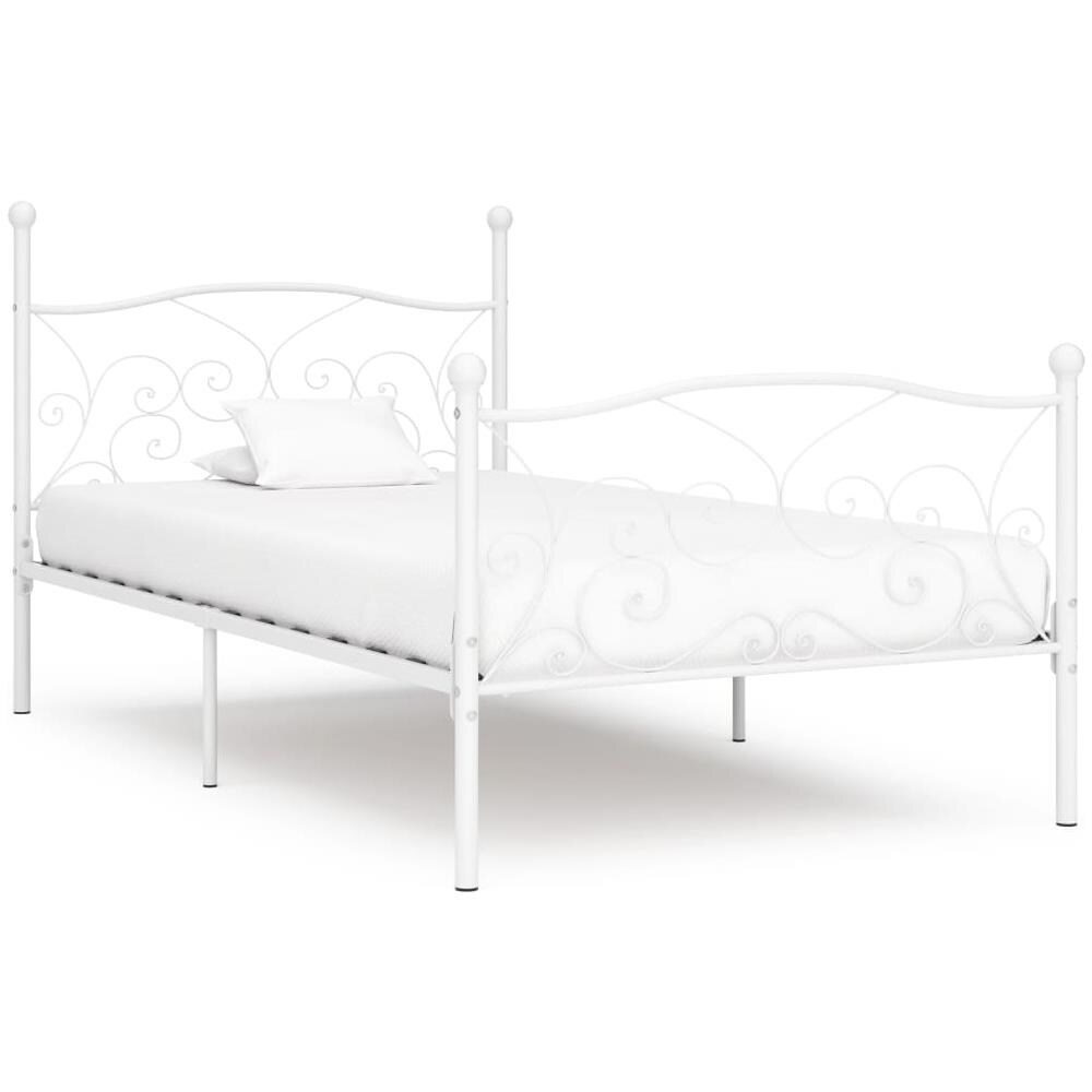 Giroletto Con Doghe Bianco In Metallo 90x200 Cm - Foto 1