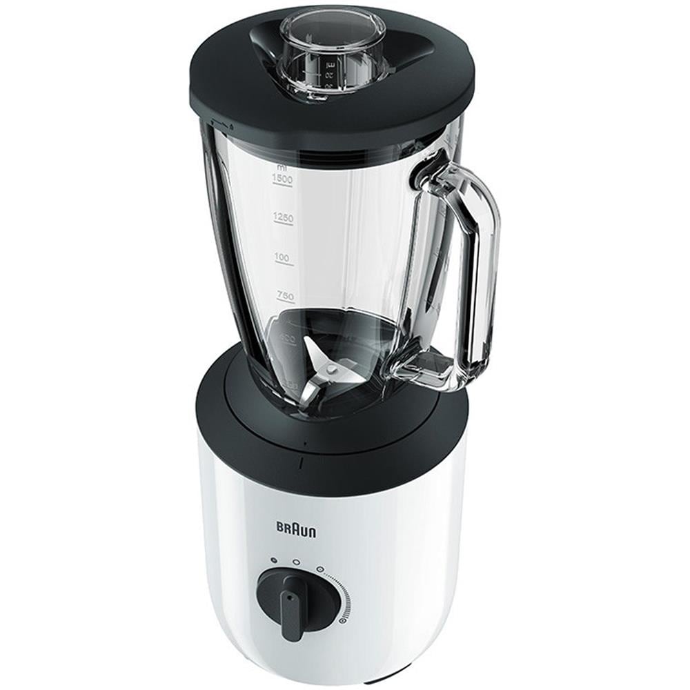 Frullatore da tavolo 61858455 Capacità 1.5 Litri Potenza 800 Watt Colore Bianco Nero - Foto 2