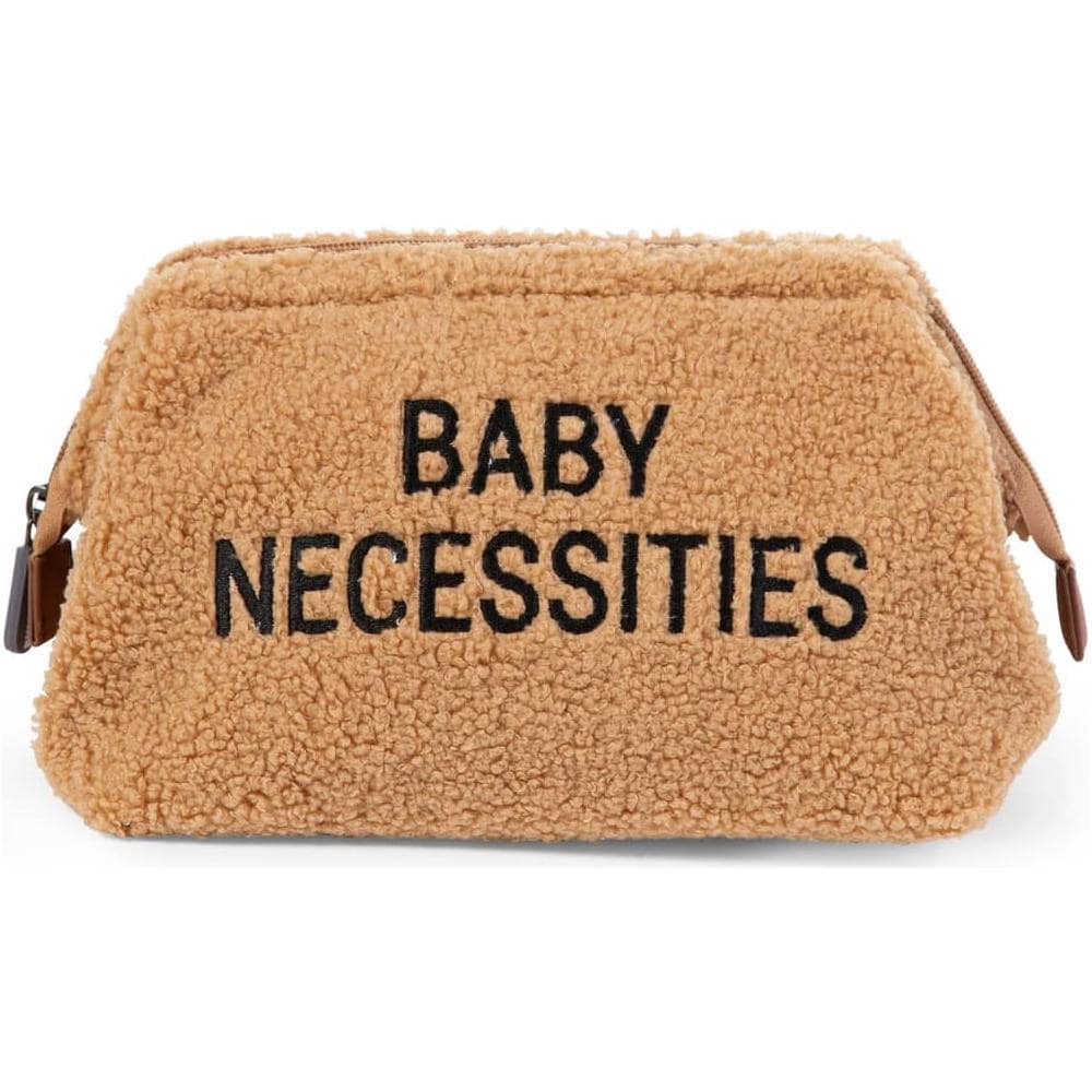 Borsa da Toilette Baby Necessities in Peluche Beige - Foto 1