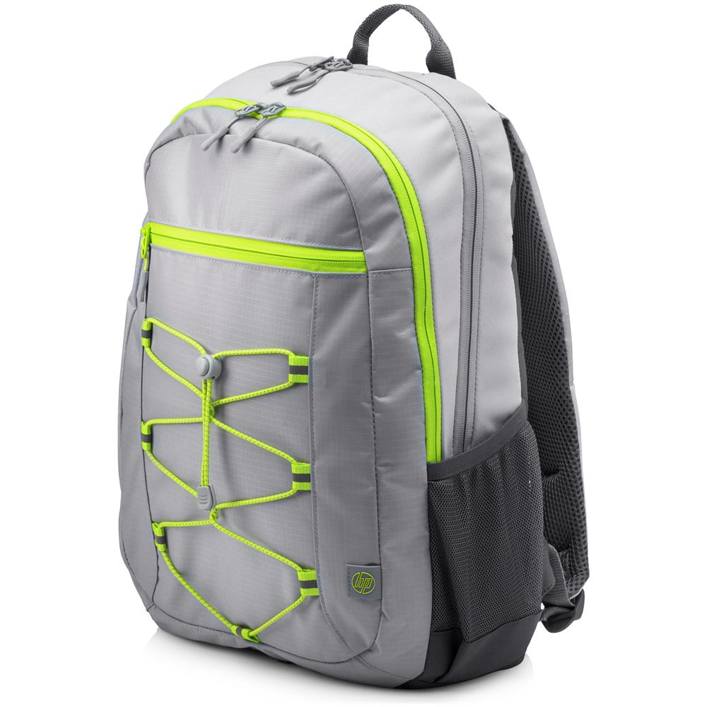 ACTIVE ZAINO PER NOTEBOOK 15.6" IN TESSUTO GRIGIO / GIALLO - Foto 2
