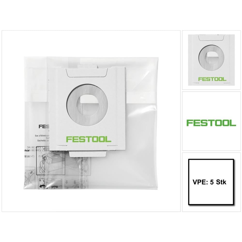 Ens-ct 48 Ac / 5 Sacchetto Per Lo Smaltimento - 5 Unitã  (497540) Per Ct 48 Con Autoclean - Foto 1