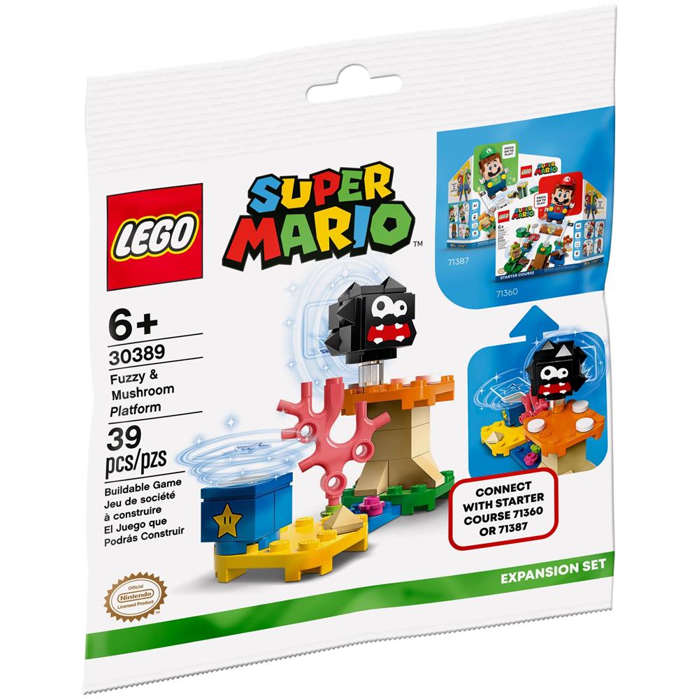 30389 Super Mario Stordino e Piattaforma Fungo - Pack di Espansione - Foto 1