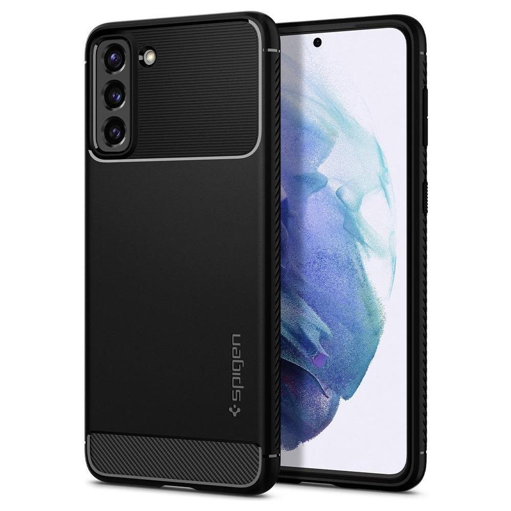Custodia Cover Protettiva Per Samsung Galaxy S21 Nero Opaco - Foto 1