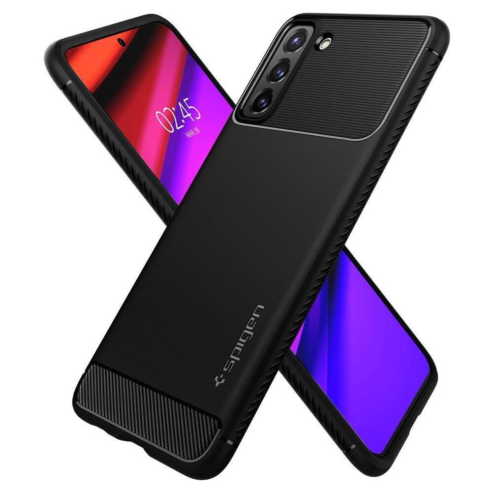 Custodia Cover Protettiva Per Samsung Galaxy S21 Nero Opaco - Foto 2