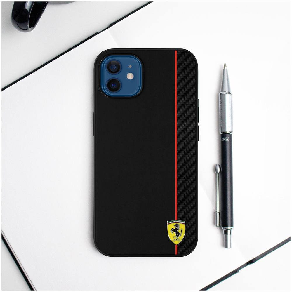 Cover Marchio Per Iphone 12 Mini Con Logo Nera - Foto 2