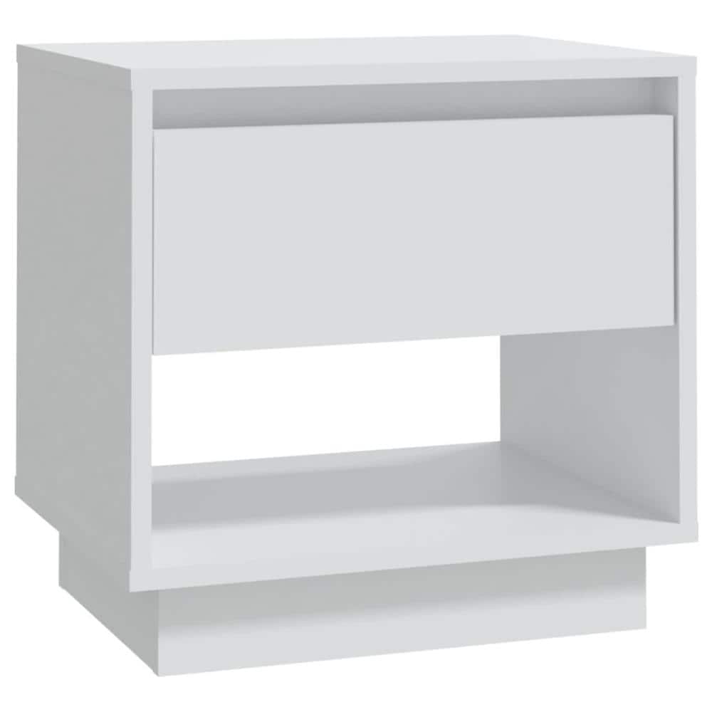 Comodino Bianco 45x34x44 cm in Truciolato - Foto 2