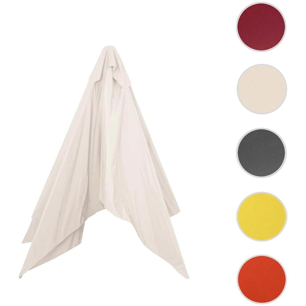 Mendler Telo Di Ricambio Per Ombrellone Rettangolare Decentrato - 395x295 Cm - Poliestere 220g/m² - Verde Chiaro - Idrorepellente E Protettivo UV