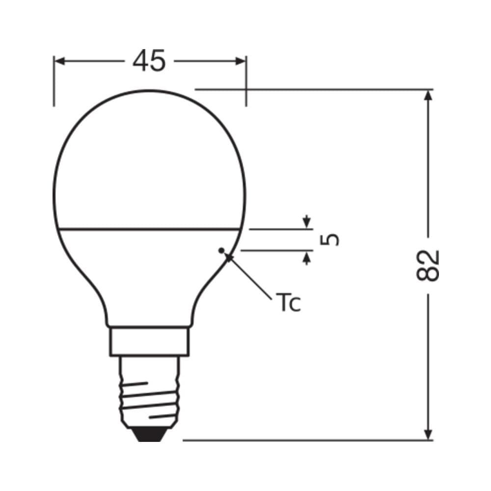 Pack 2 Lampadina Led Bellalux P E14 Opale 4.9w 470lm 2700k Ip20 200° [lv-4058075157064] - Foto 2