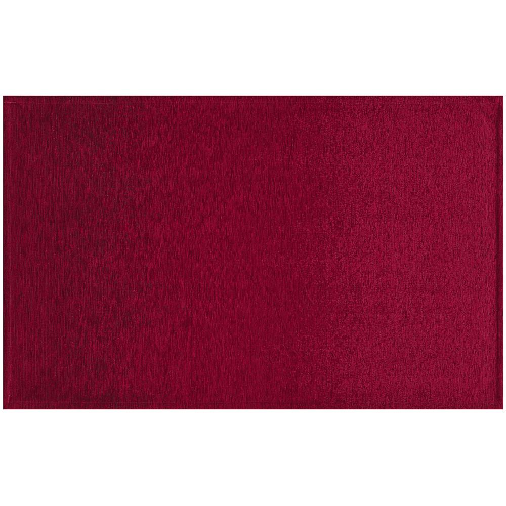 Tappeto Velour Antiscivolo Da Camera E Salotto Disegno Giove Rosso By Suardi 65x110 cm(Set 2 tappeti) Rosso - Foto 1