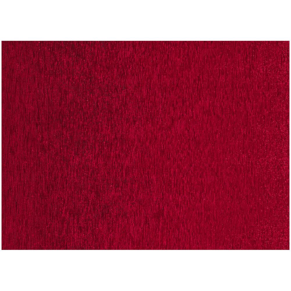 Tappeto Velour Antiscivolo Da Camera E Salotto Disegno Giove Rosso By Suardi 65x110 cm(Set 2 tappeti) Rosso - Foto 5